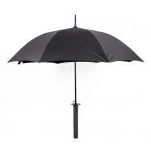 Auto Open Katana Shape Black Straight Umbrella (JS-040)